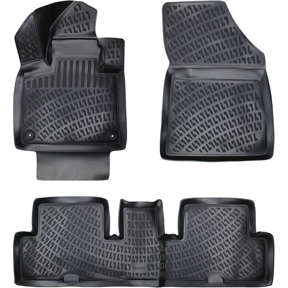 Citröen C4 Grand Picasso 7 Koltuk 2013 Sonrası 3D Araca Özel Havuzlu Paspas Bmy