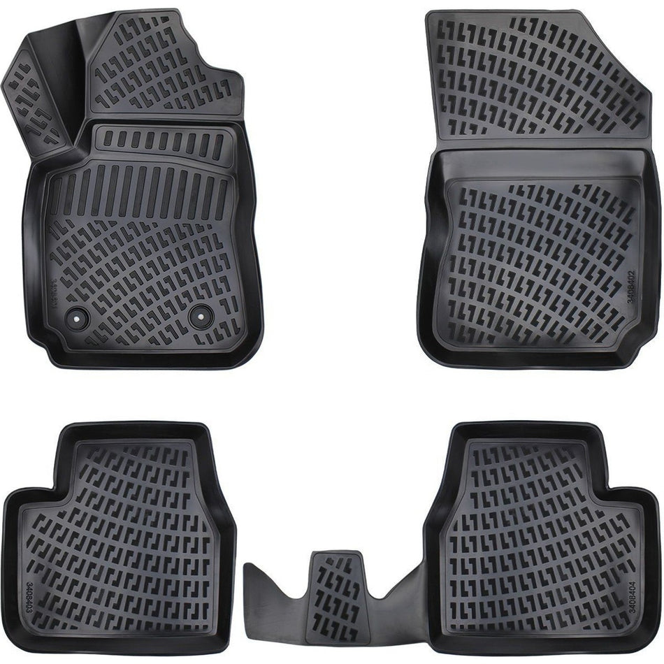 Citröen Cactus 2014 Sonrası 3D Araca Özel Havuzlu Paspas Bmy