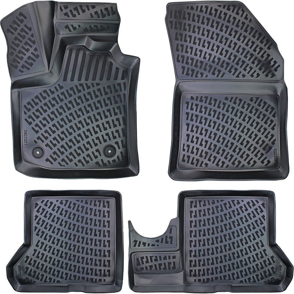 Dacia Dokker 2012 Sonrası 3D Araca Özel Havuzlu Paspas Bmy