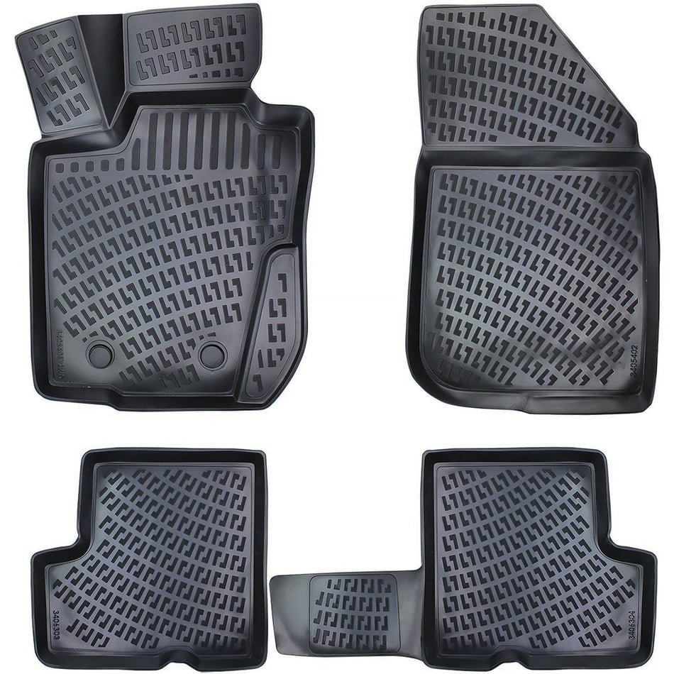 Dacia Duster 2009-2017 | 4x2 3D Araca Özel Havuzlu Paspas Bmy