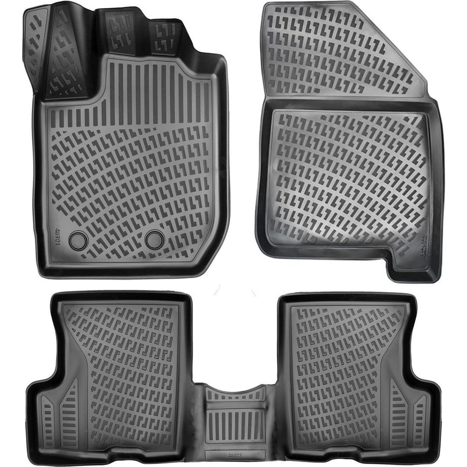 Dacia Duster 2018-2022 | 4x4 3D Araca Özel Havuzlu Paspas Bmy