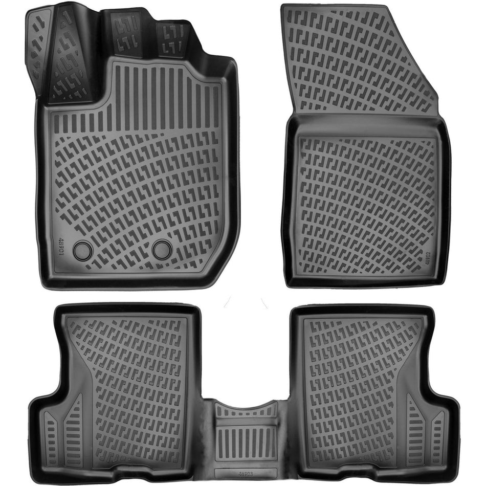 Dacia Duster 2023 Sonrası | 4x2 3D Araca Özel Havuzlu Paspas Bmy