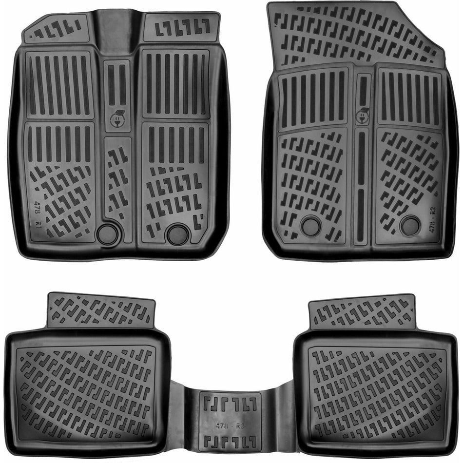 Dacia Spring Elektrikli 2021 Sonrası 3D Araca Özel Havuzlu Paspas Bmy