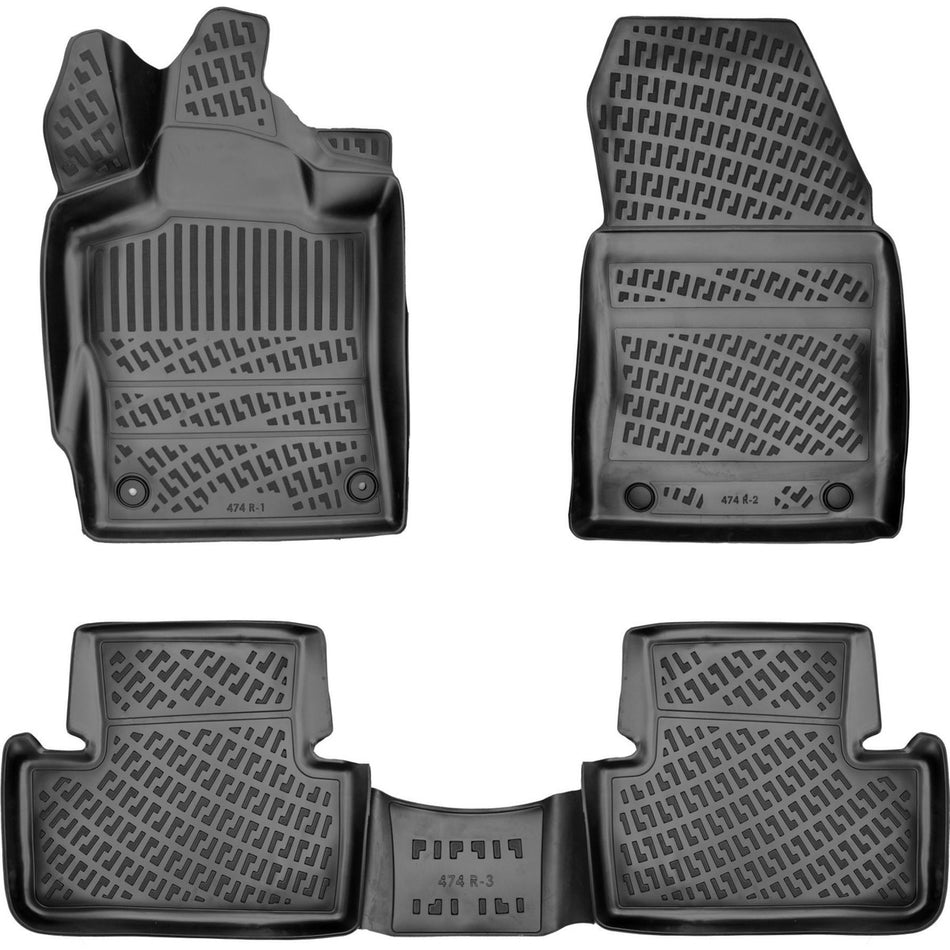 Ds4 2021 Sonrası 3D Araca Özel Havuzlu Paspas Bmy