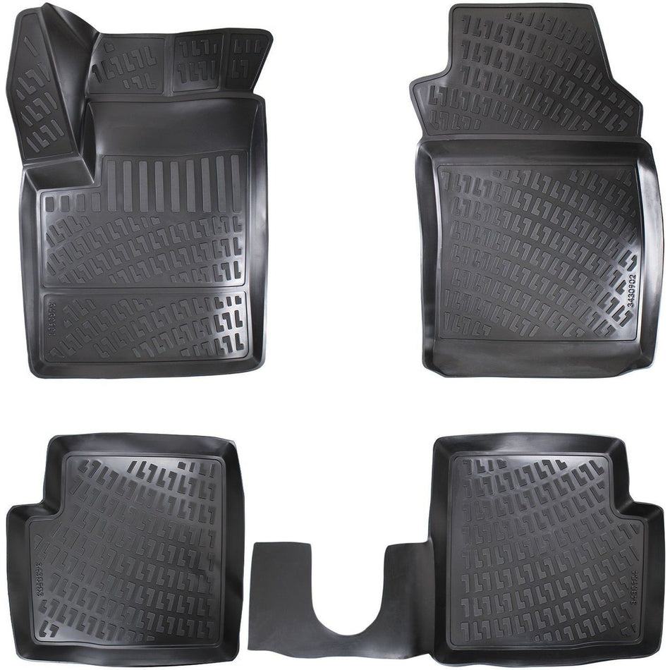 Fiat 500 2007 Sonrası 3D Araca Özel Havuzlu Paspas Bmy