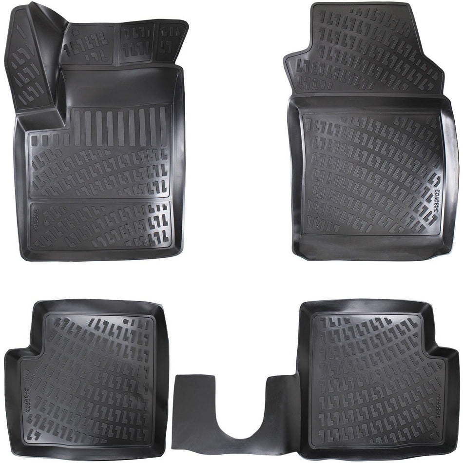 Fiat 500 C 2007 Sonrası 3D Araca Özel Havuzlu Paspas Bmy