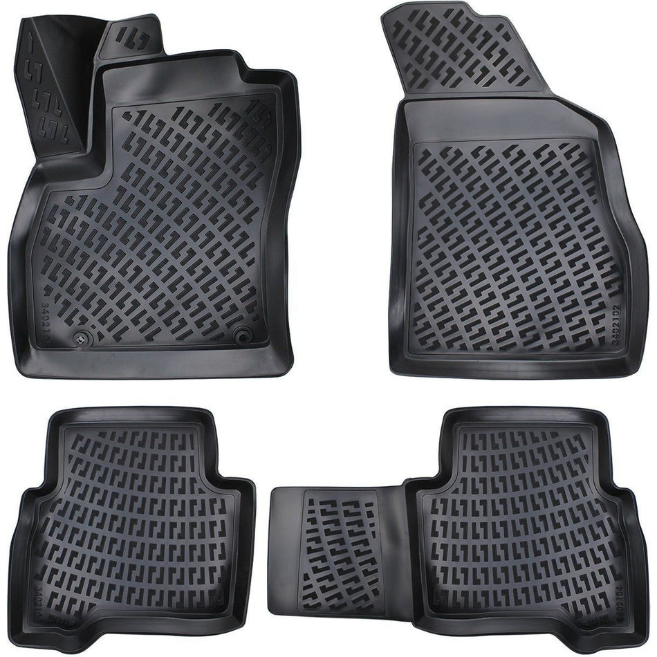 Fiat Fiorino Dizel 2007-2019 3D Araca Özel Havuzlu Paspas Bmy