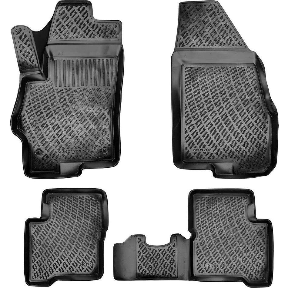 Fiat Linea 2007 Sonrası 3D Araca Özel Havuzlu Paspas Bmy