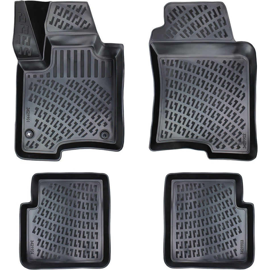 Fiat Panda Cross 2014 Sonrası 3D Araca Özel Havuzlu Paspas Bmy