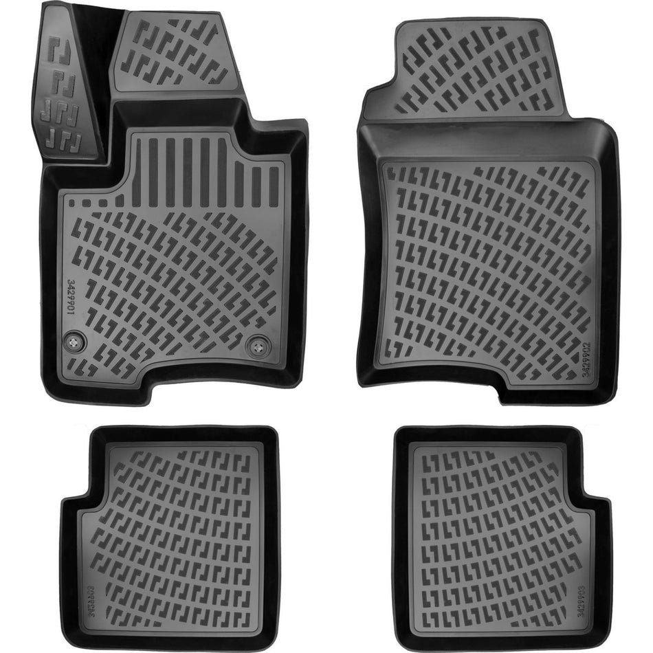 Fiat Panda Hibrit 2020 Sonrası 3D Araca Özel Havuzlu Paspas Bmy