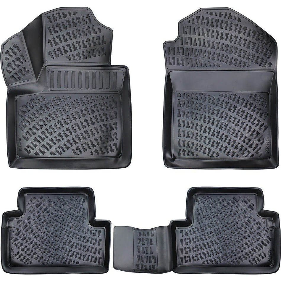 Ford Connect 2002-2013 3D Araca Özel Havuzlu Paspas Bmy