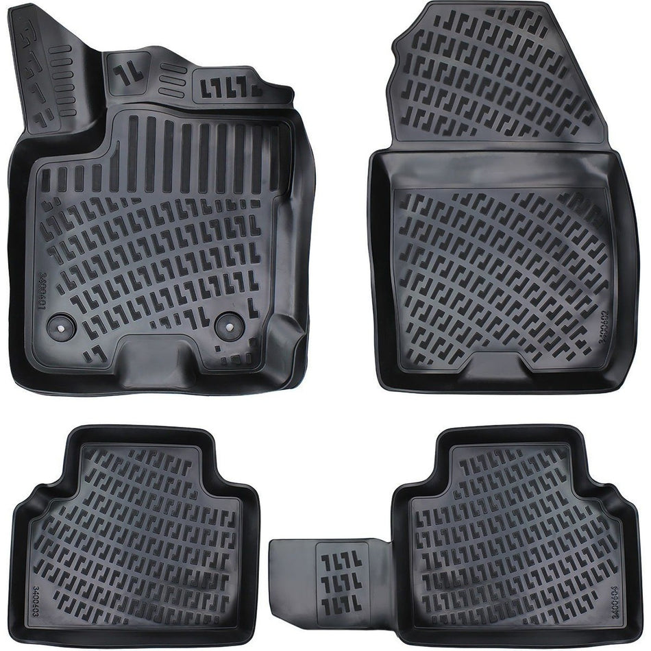 Ford Courier 2014-2023 3D Araca Özel Havuzlu Paspas Bmy