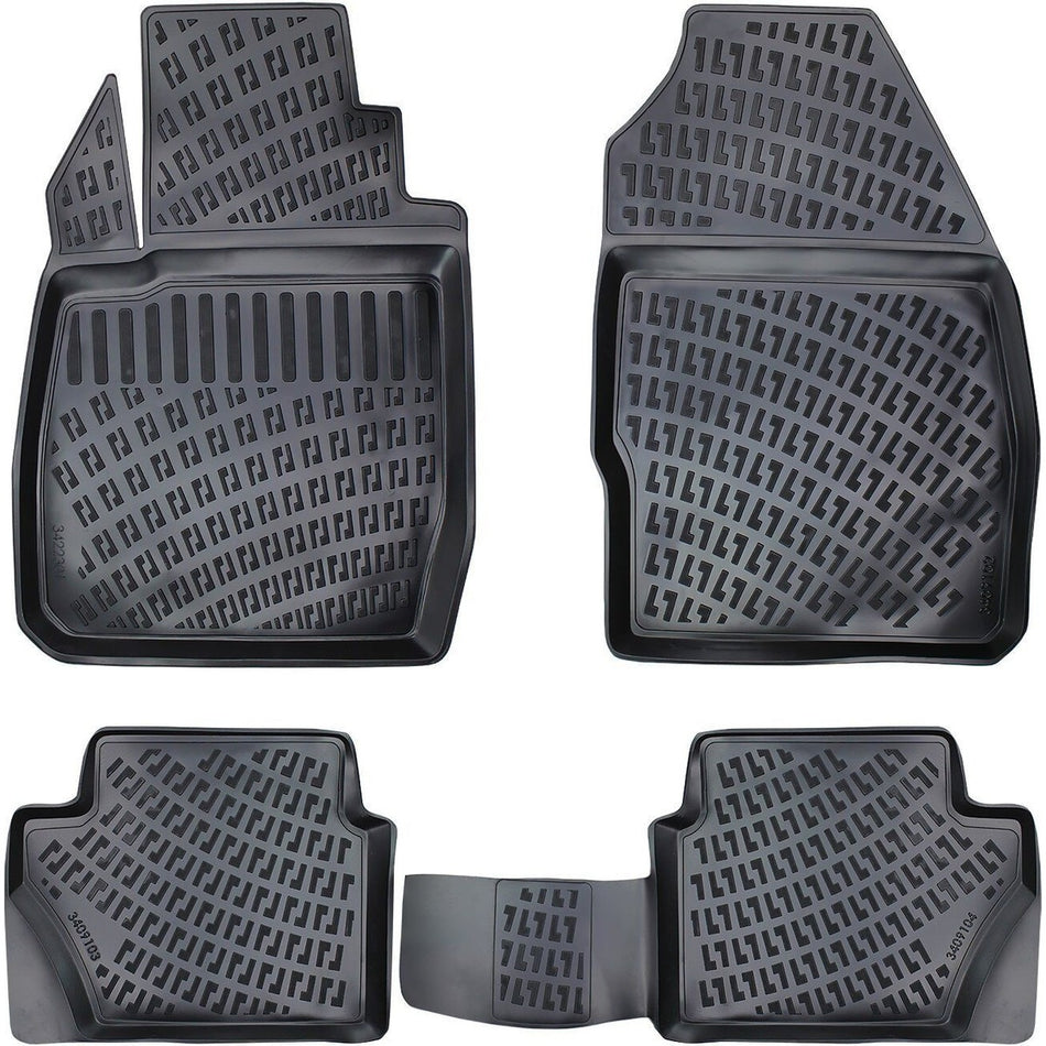 Ford Fiesta 2002-2008 | 5 Kapı 3D Araca Özel Havuzlu Paspas Bmy