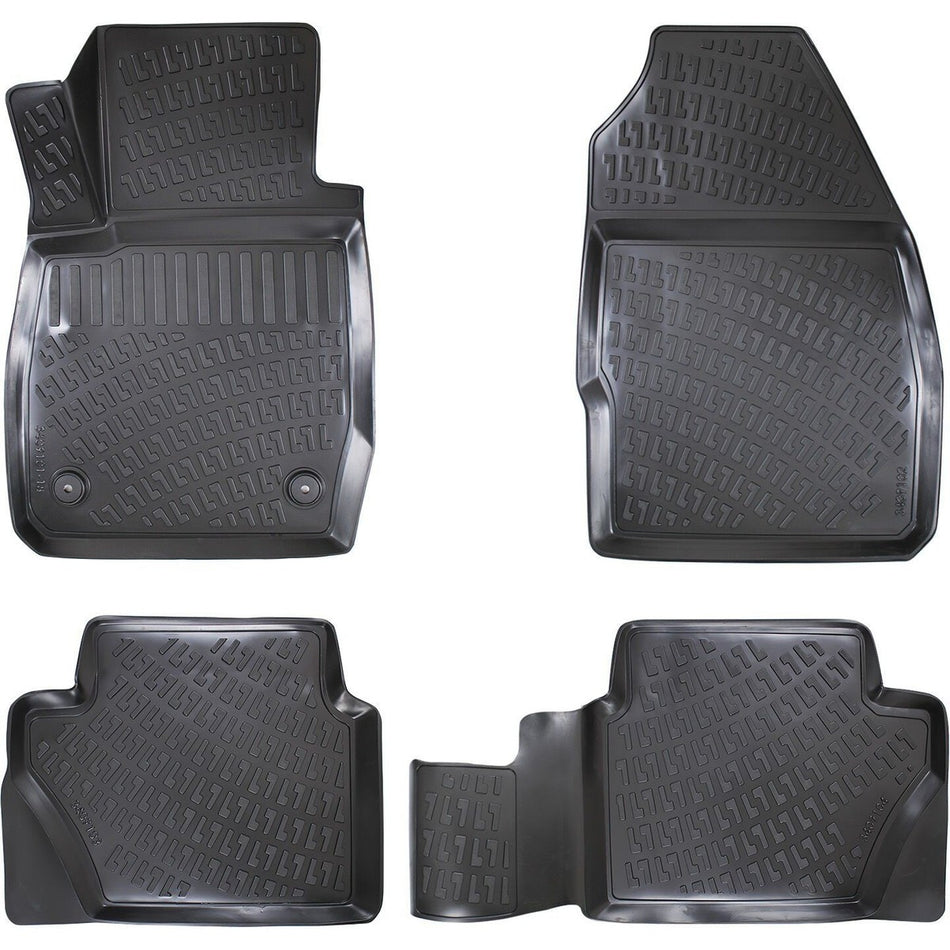 Ford Fiesta 2017 Sonrası 3D Araca Özel Havuzlu Paspas Bmy