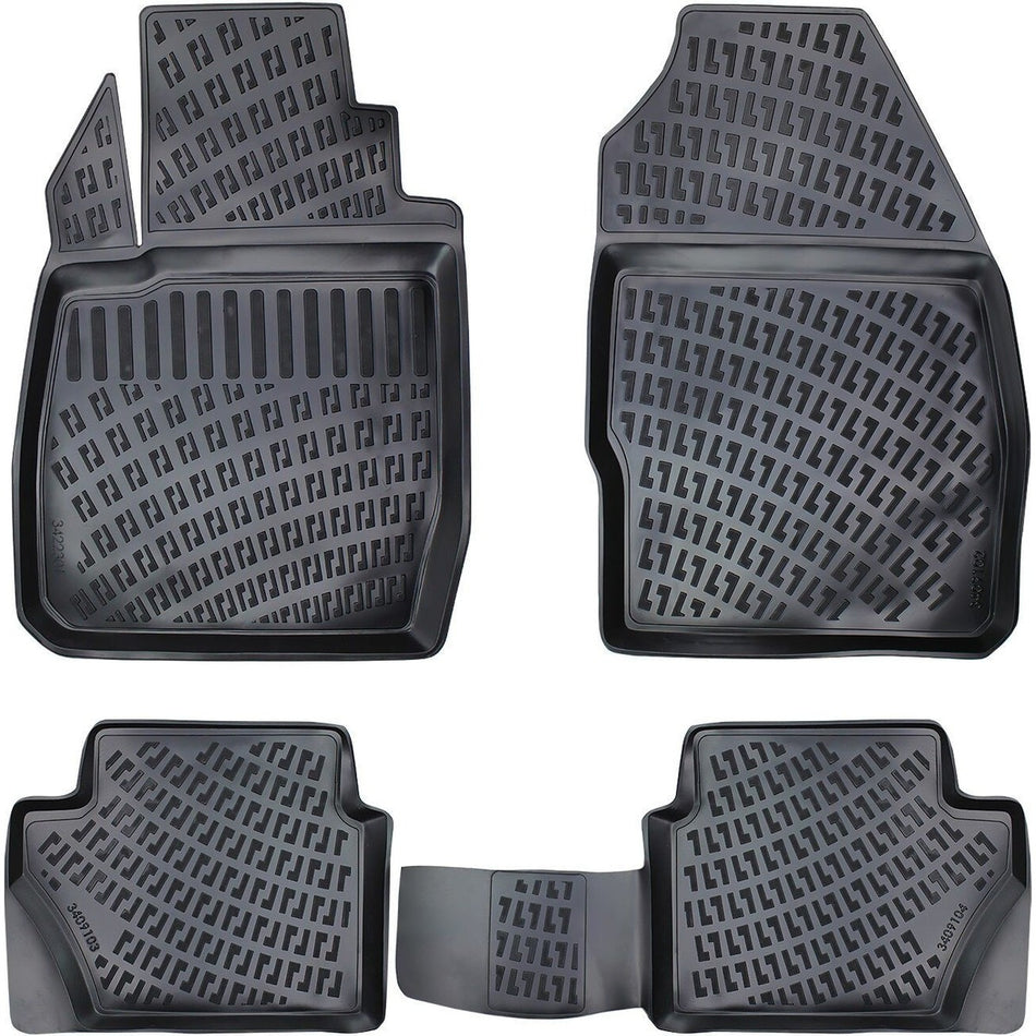 Ford Fusion 2002-2012 3D Araca Özel Havuzlu Paspas Bmy