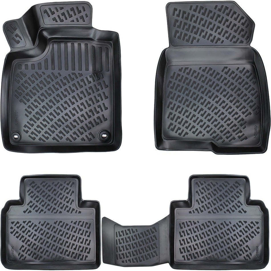 Honda Accord 2018 Sonrası 3D Araca Özel Havuzlu Paspas Bmy