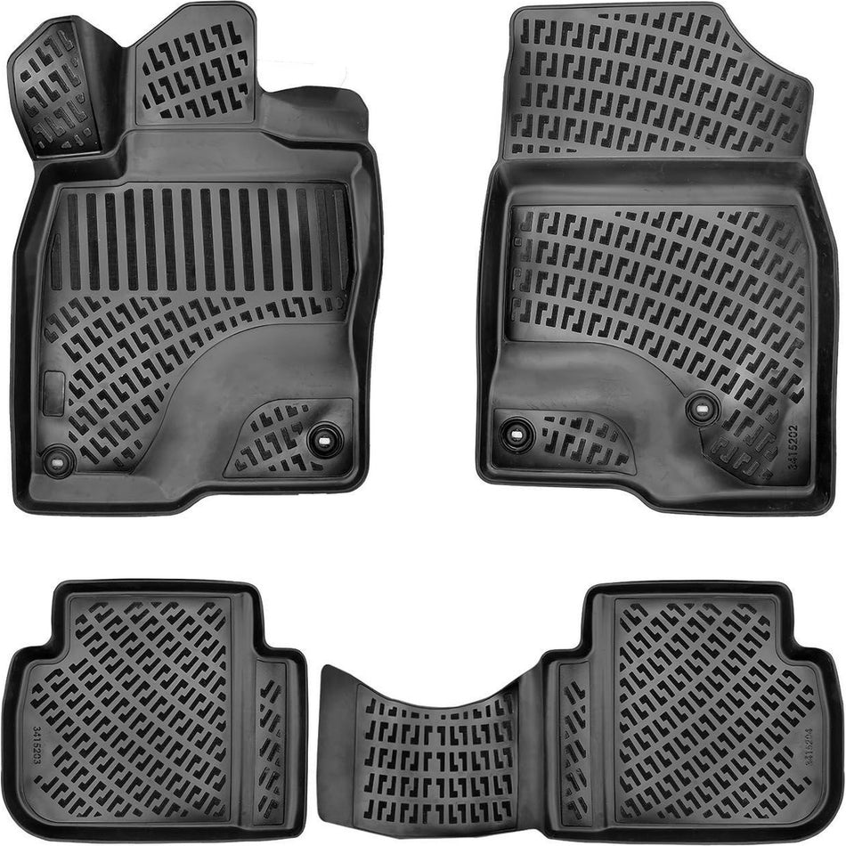 Honda Civic Sedan 2021 Sonrası 3D Araca Özel Havuzlu Paspas Bmy