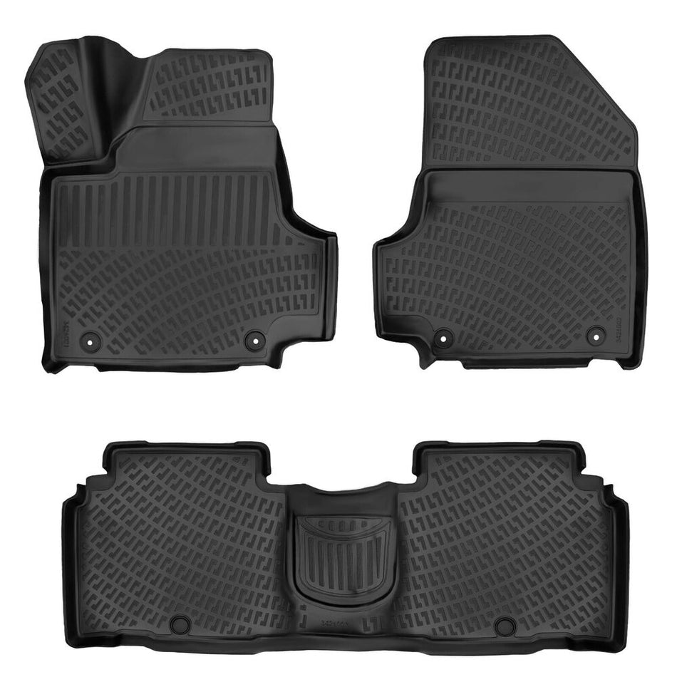 Hyundai Ioniq 5 Sabit Konsol 2021 Sonrası 3D Araca Özel Havuzlu Paspas Bmy