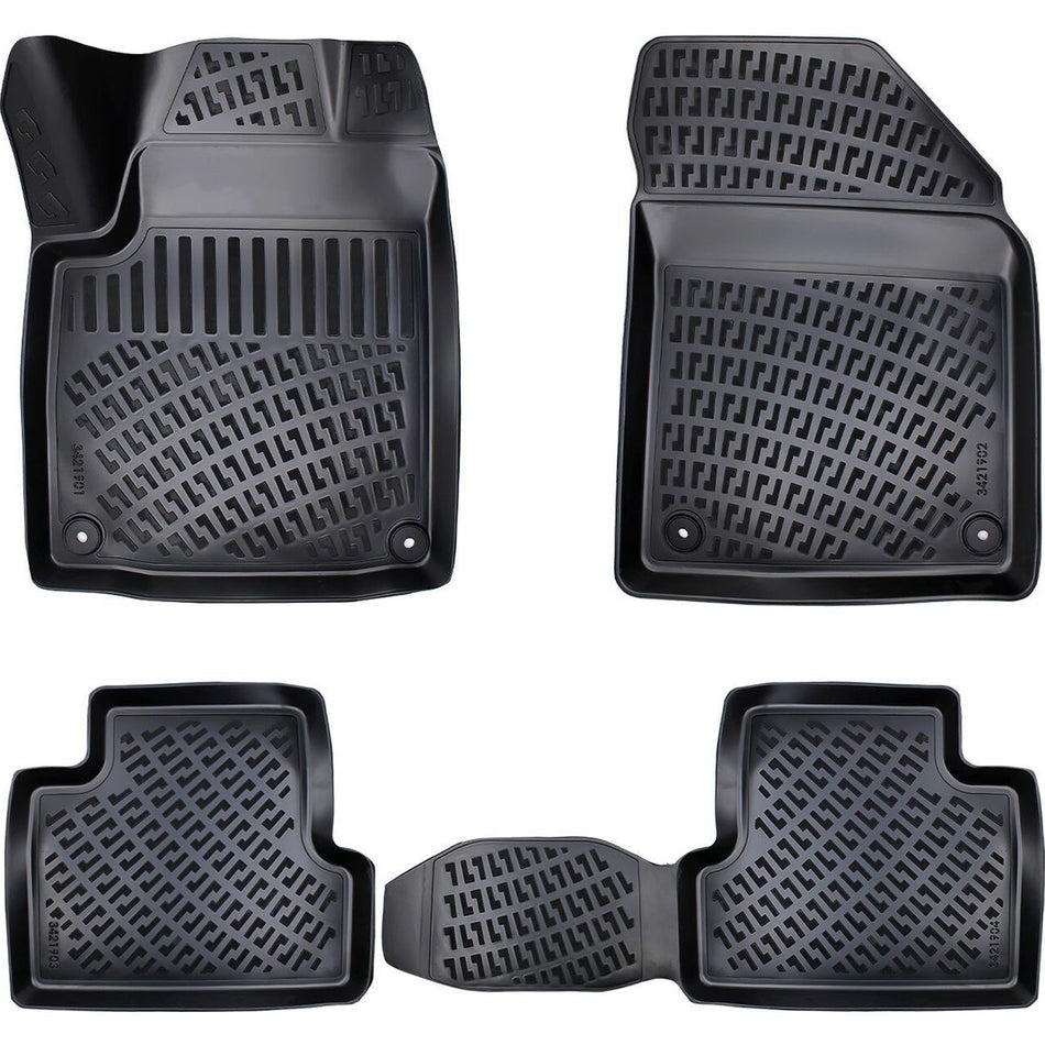 Jeep Cherokee ( Kl ) 2014-2019 3D Araca Özel Havuzlu Paspas Bmy