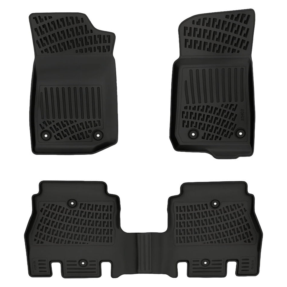 Jeep Wrangler Unlimited Jl 4-Kapı 2019 Sonrası 3D Araca Özel Havuzlu Paspas Bmy