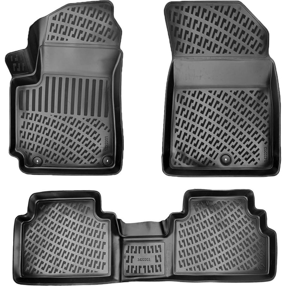 Kia Soul 2020 Sonrası 3D Araca Özel Havuzlu Paspas Bmy