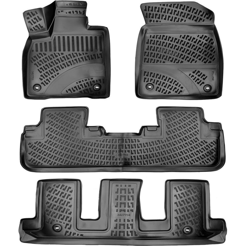 Lexus Rx 2016 Sonrası | 7 Koltuklu 3D Araca Özel Havuzlu Paspas Bmy