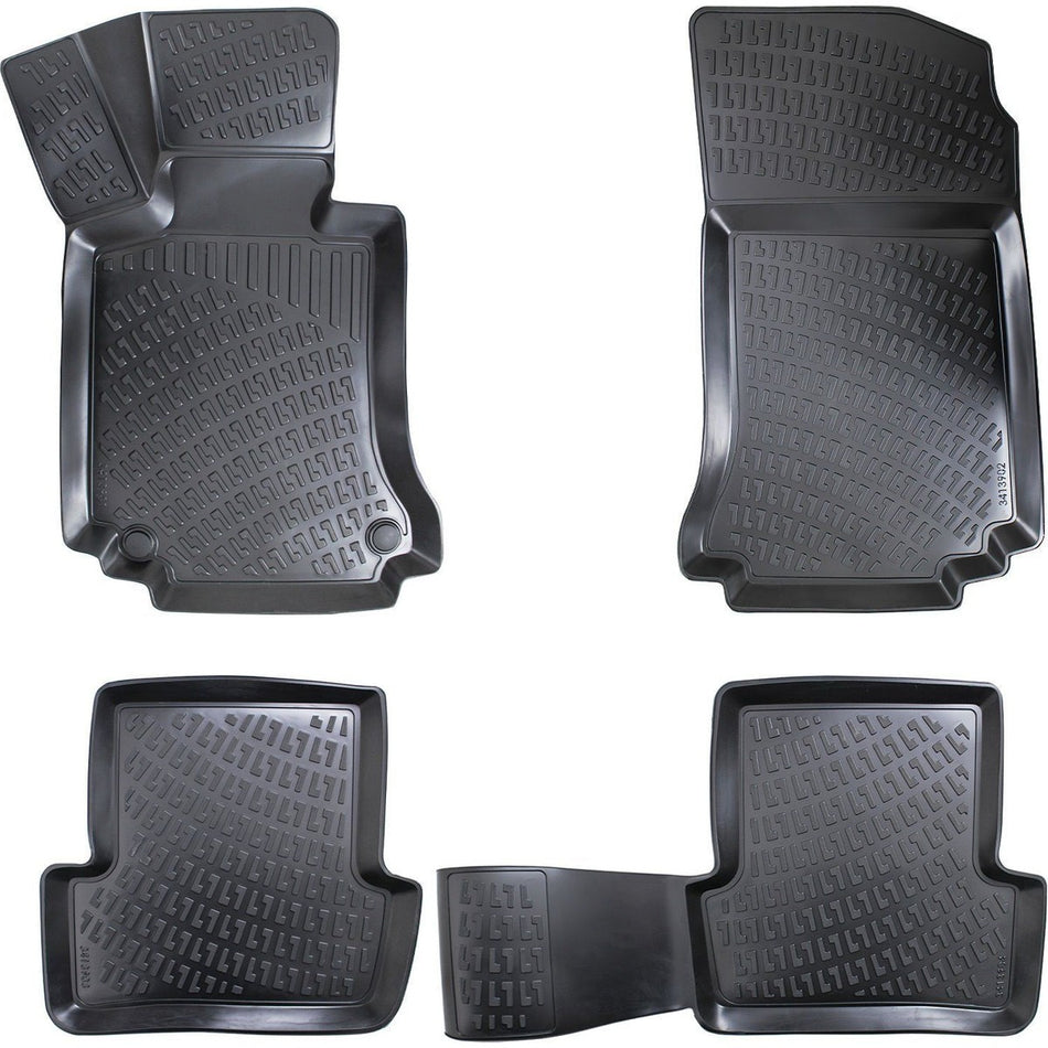 Mercedes-Benz C Serisi 2007-2014 W204 3D Araca Özel Havuzlu Paspas Bmy