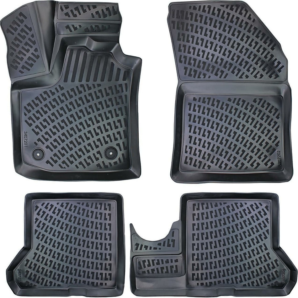 Mercedes-Benz Citan 2021 Sonrası 3D Araca Özel Havuzlu Paspas Bmy