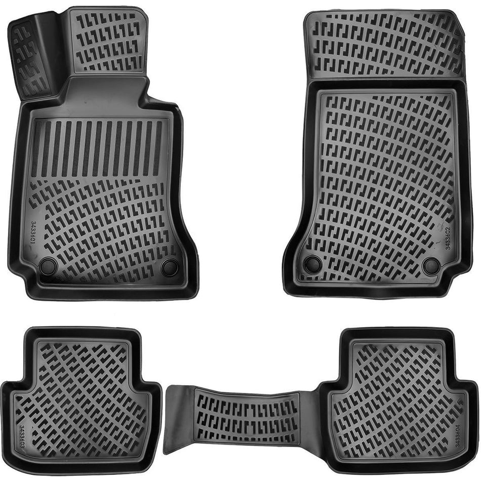 Mercedes-Benz E Serisi Coupe 2010-2017 W207 3D Araca Özel Havuzlu Paspas Bmy