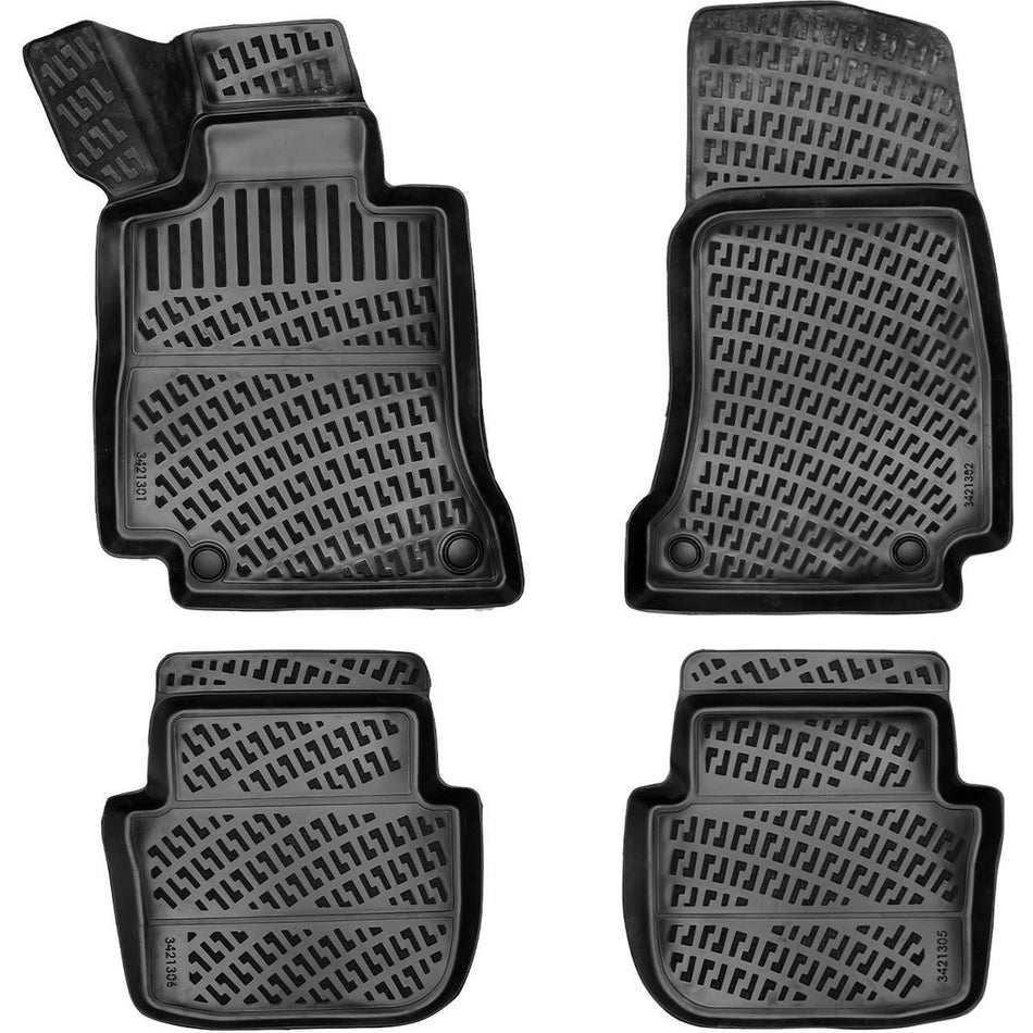 Mercedes-Benz E Serisi Coupe 2017 Sonrası C238 3D Araca Özel Havuzlu Paspas Bmy