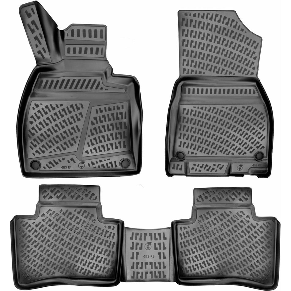 Mercedes-Benz Eqs Sedan 2021 Sonrası 3D Araca Özel Havuzlu Paspas Bmy