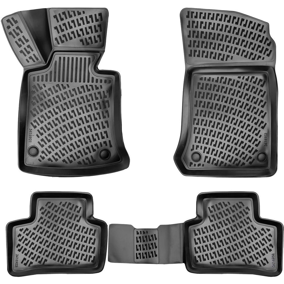 Mercedes Benz Glk 2008-2015 3D Araca Özel Havuzlu Paspas Bmy