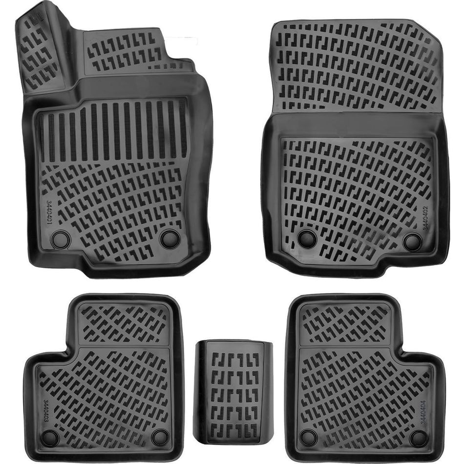 Mercedes-Benz ml Serisi 2012-2015 W166 3D Araca Özel Havuzlu Paspas Bmy