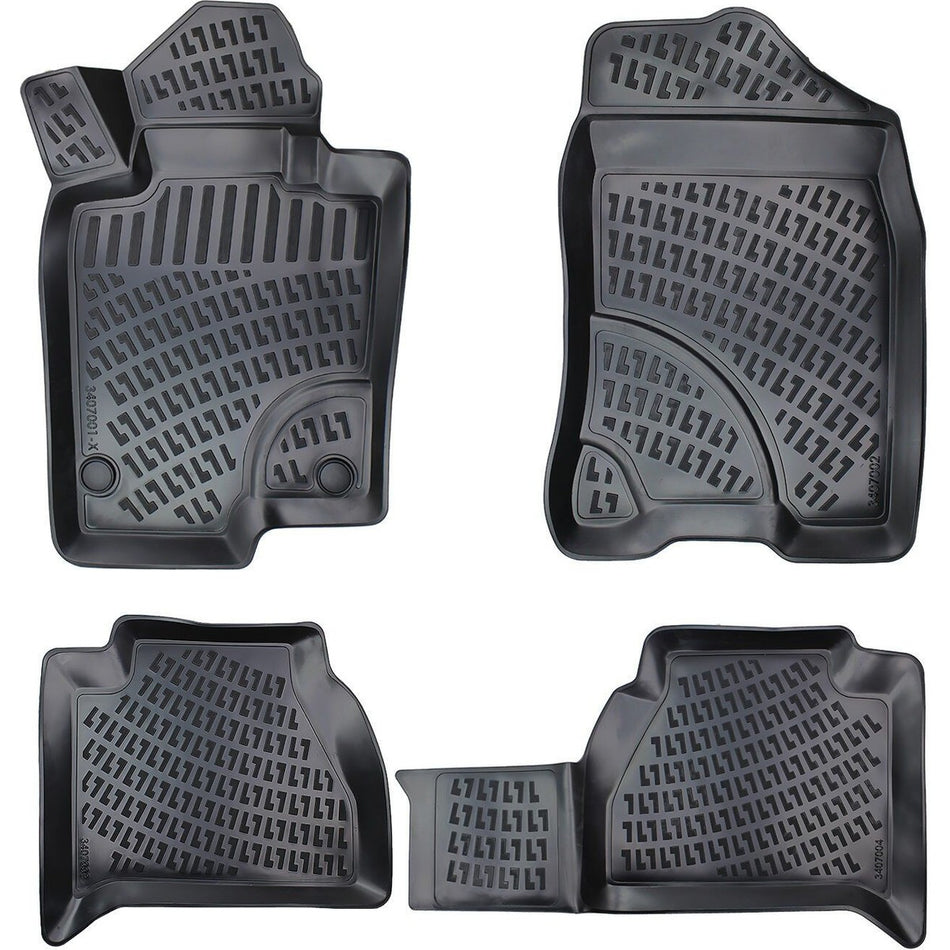 Mercedes-Benz x Class 2017 Sonrası 3D Araca Özel Havuzlu Paspas Bmy