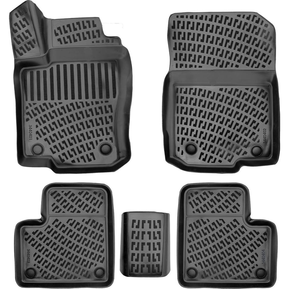 Mercedes Gls Class X166 2013-2019 3D Araca Özel Havuzlu Paspas Bmy