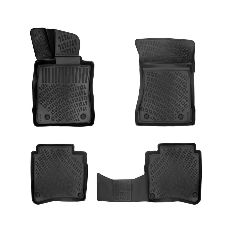 Mercedes S Serisi 2006-2013 W221 | Uzun Şasi 3D Araca Özel Havuzlu Paspas Bmy