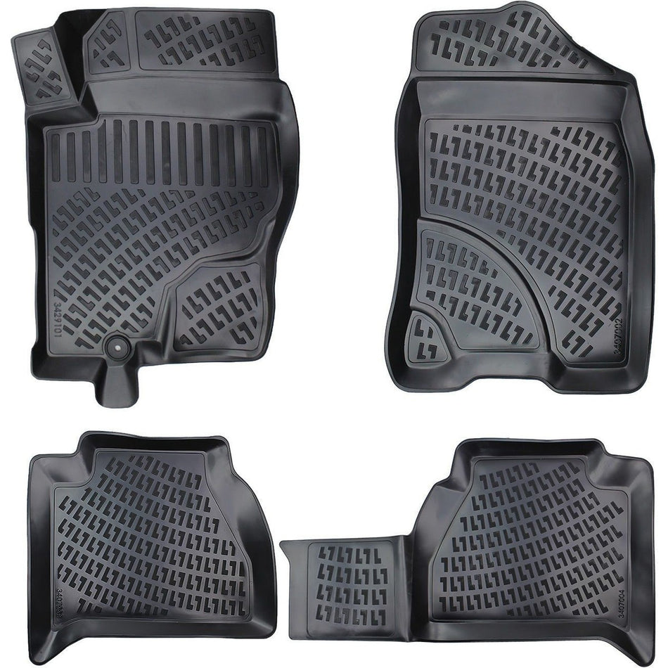 Nissan Navara 2005-2013 3D Araca Özel Havuzlu Paspas Bmy