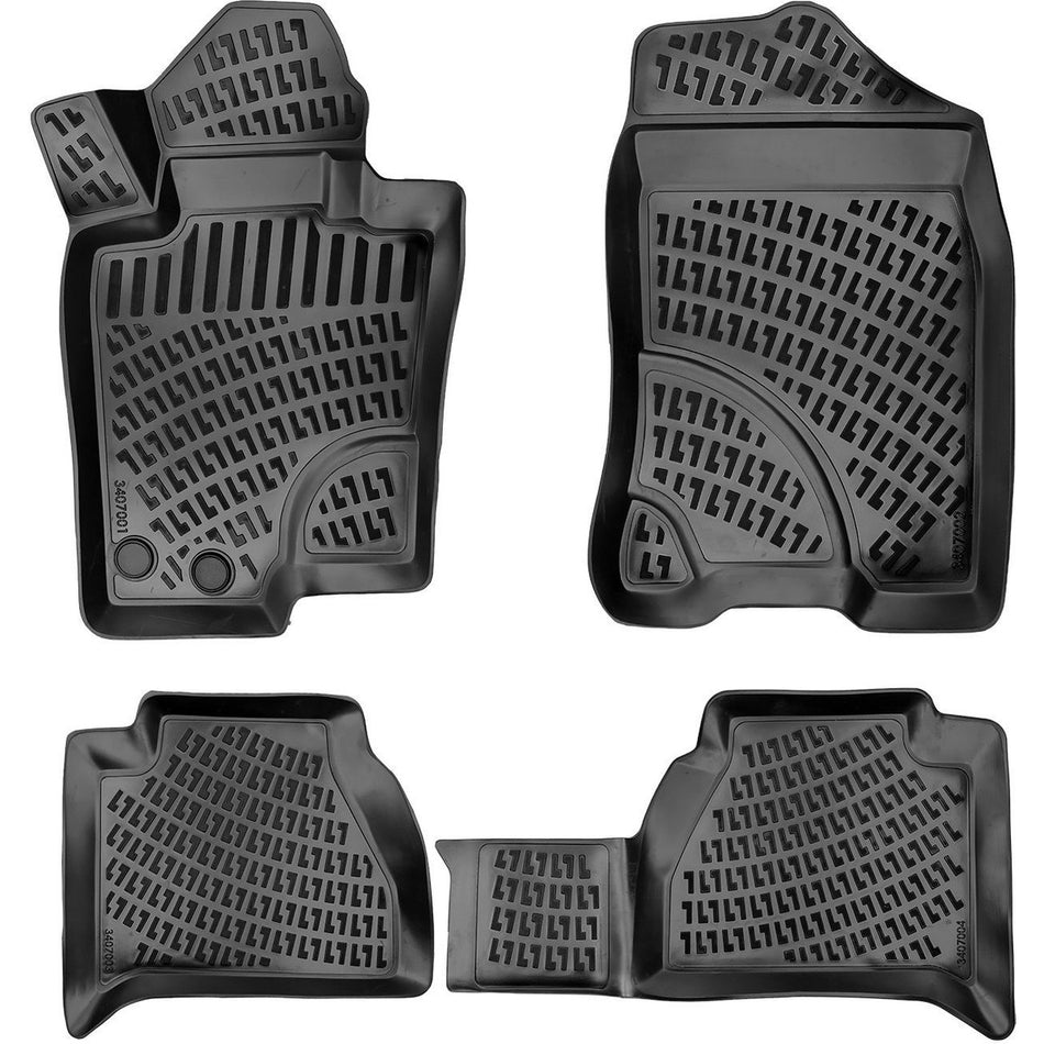 Nissan Navara 2014 Sonrası 3D Araca Özel Havuzlu Paspas Bmy