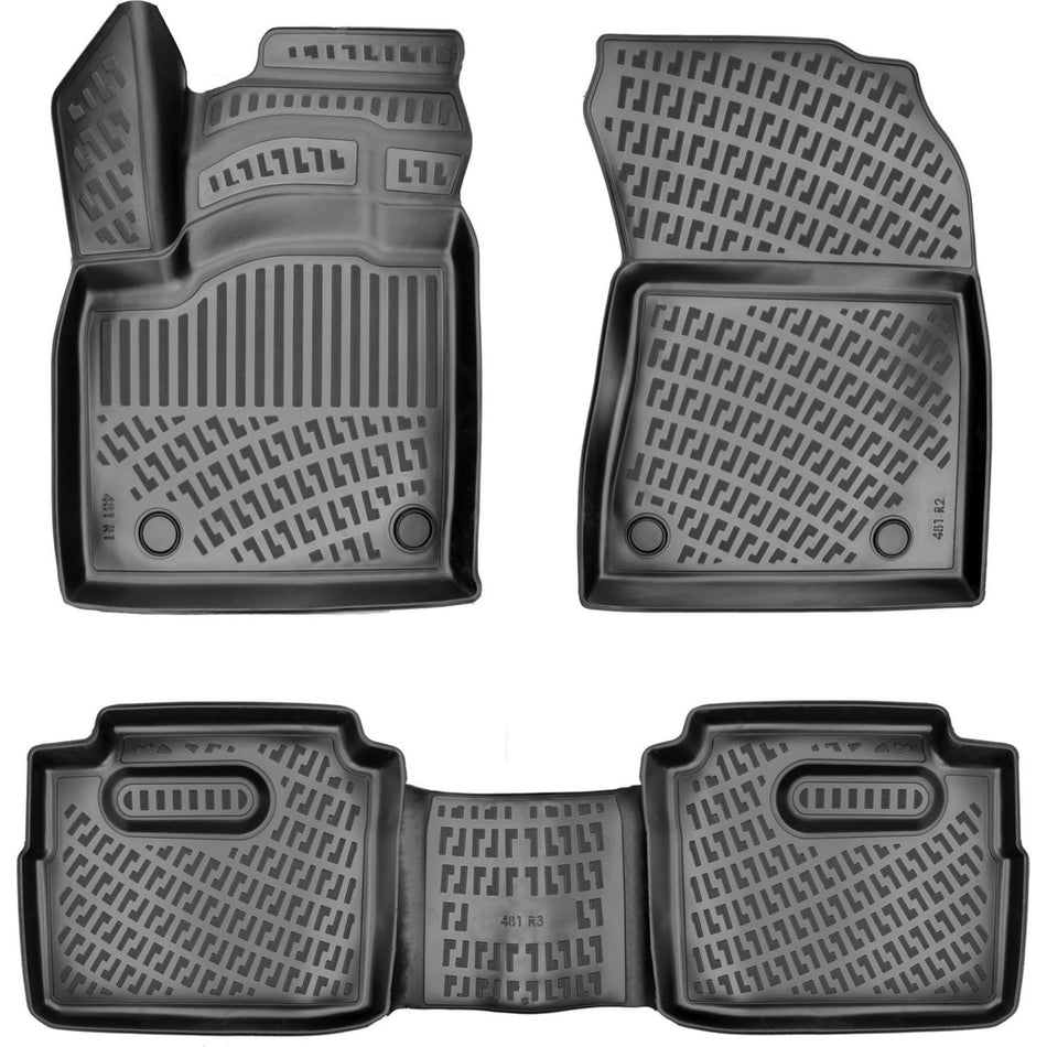 Nissan X-Trail 2022 Sonrası | E-Power 3D Araca Özel Havuzlu Paspas Bmy