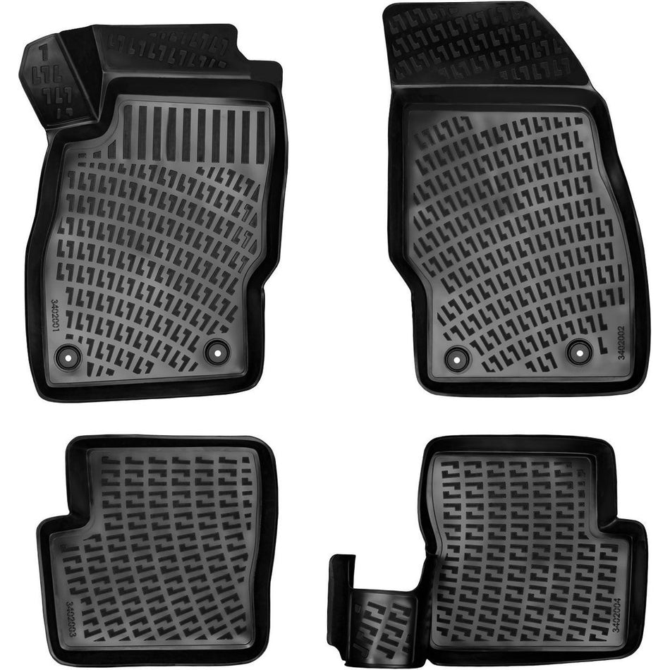 Opel Corsa E 2014-2019 3D Araca Özel Havuzlu Paspas Bmy