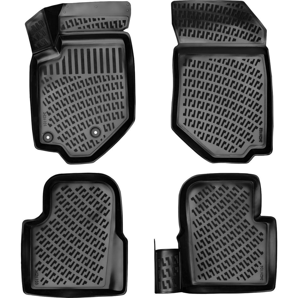 Opel Corsa F 2019 Sonrası 3D Araca Özel Havuzlu Paspas Bmy