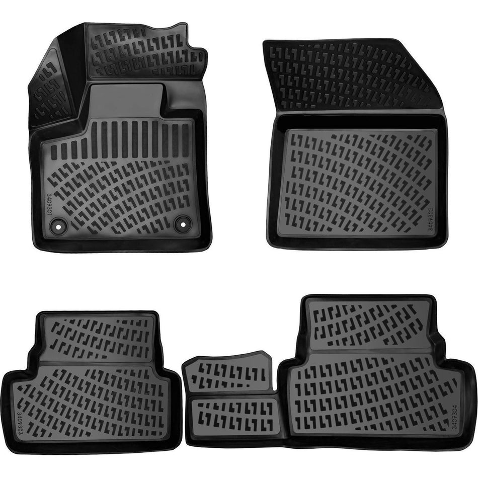 Opel Grandland 2021-2024 3D Araca Özel Havuzlu Paspas Bmy