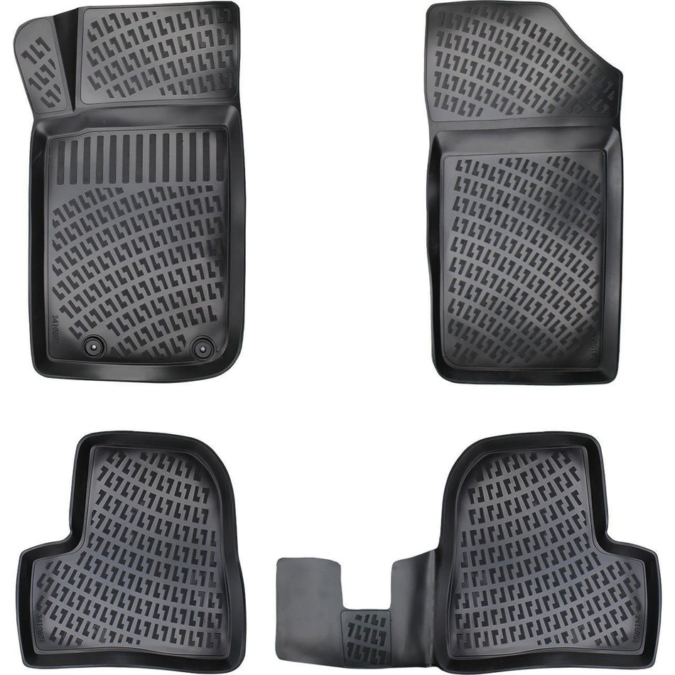 Peugeot 206 1999 Sonrası 3D Araca Özel Havuzlu Paspas Bmy