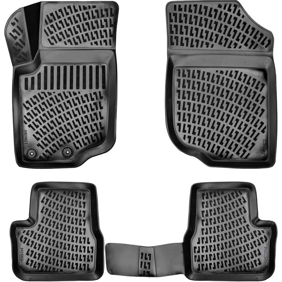 Peugeot 207 2006-2014 3D Araca Özel Havuzlu Paspas Bmy