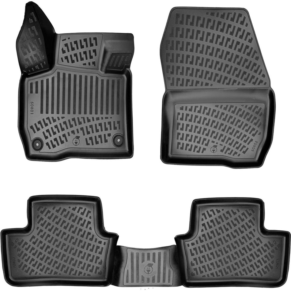 Peugeot 308 Elektrikli 2022 Sonrası 3D Araca Özel Havuzlu Paspas Bmy