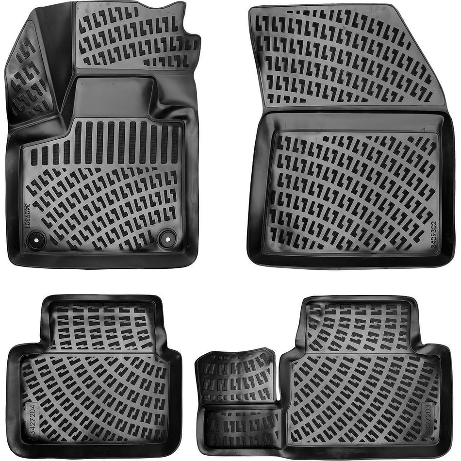 Peugeot 5008 2017-2023 3D Araca Özel Havuzlu Paspas Bmy