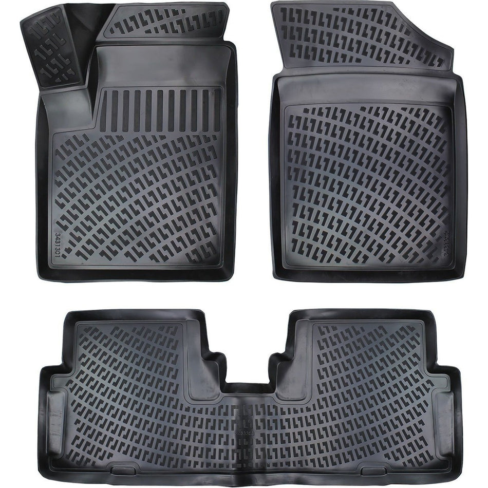 Peugeot Partner 1998-2008 | Combi 3D Araca Özel Havuzlu Paspas Bmy