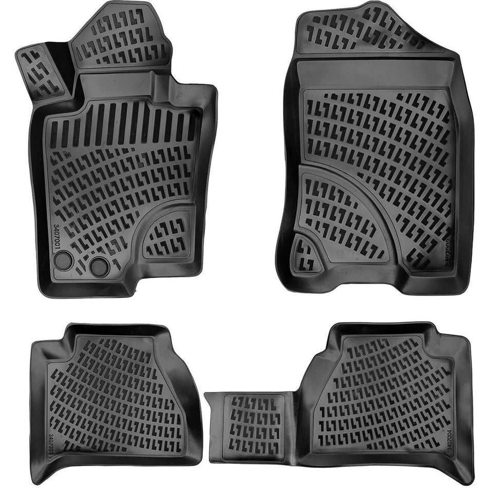 Renault Alaskan 2017 Sonrası 3D Araca Özel Havuzlu Paspas Bmy