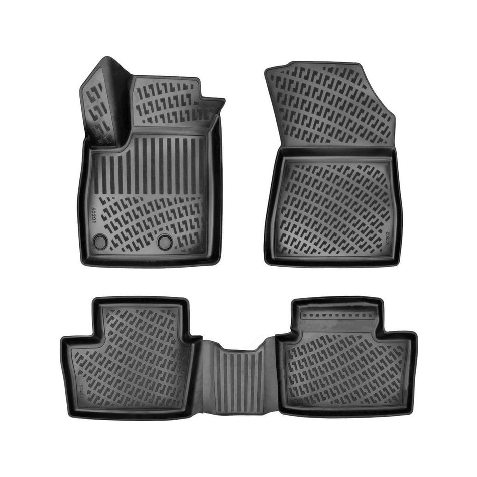 Renault Austral 2023 Sonrası | Mild Hybrit 3D Araca Özel Havuzlu Paspas Bmy