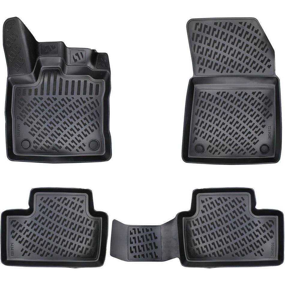 Renault Captur 2019 Sonrası 3D Araca Özel Havuzlu Paspas Bmy